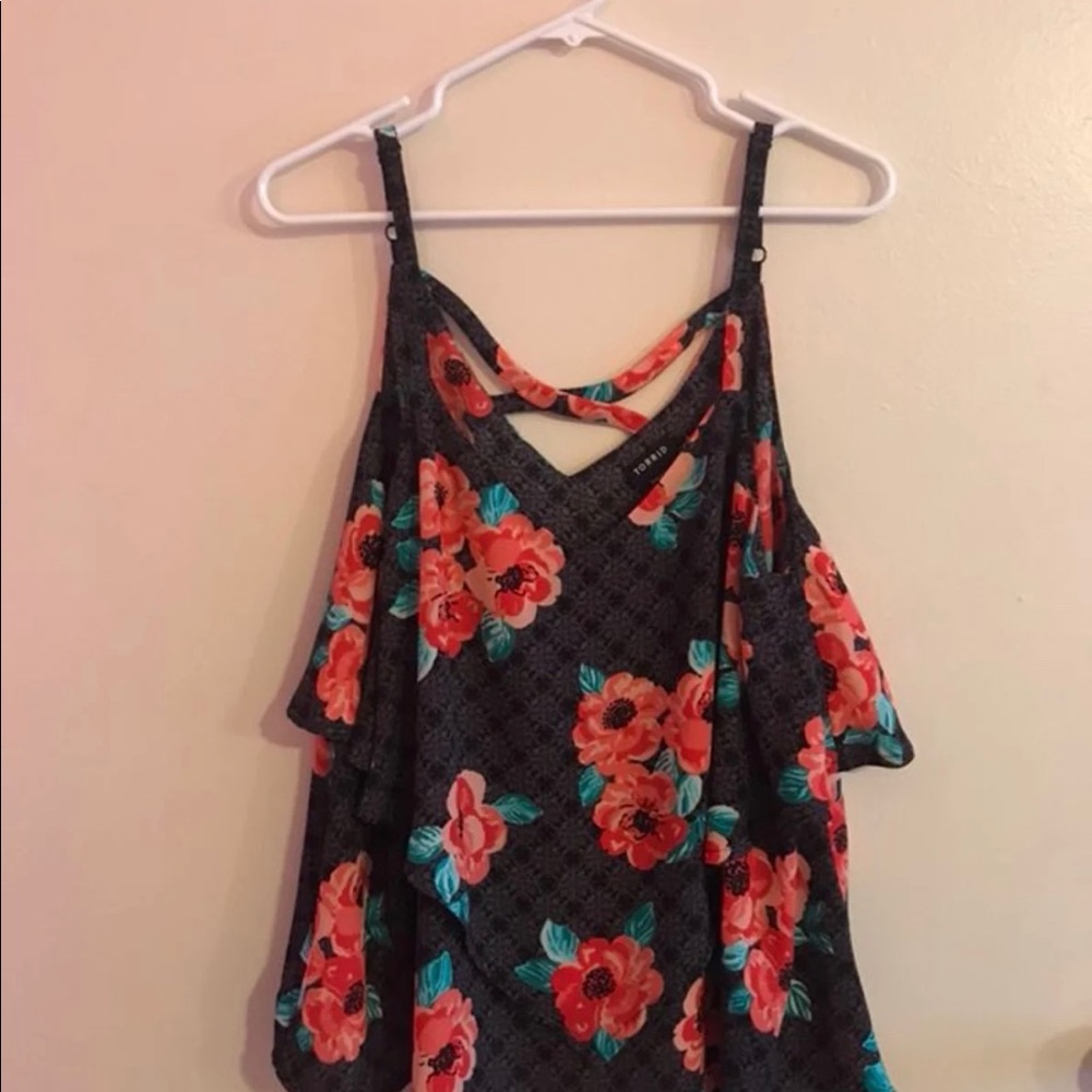 NWT torrid floral tank top